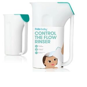 White and Teal Control The Flow Rinser